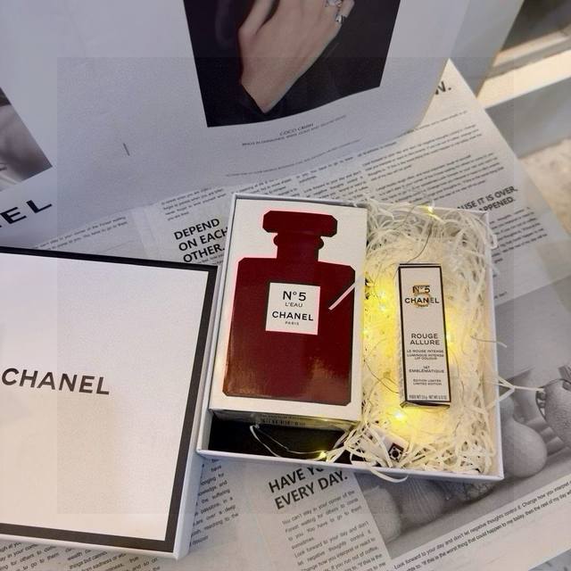 Chanel Red N5 176 Valentine's Day Gift Box High-end Edition Valentine's Day lim