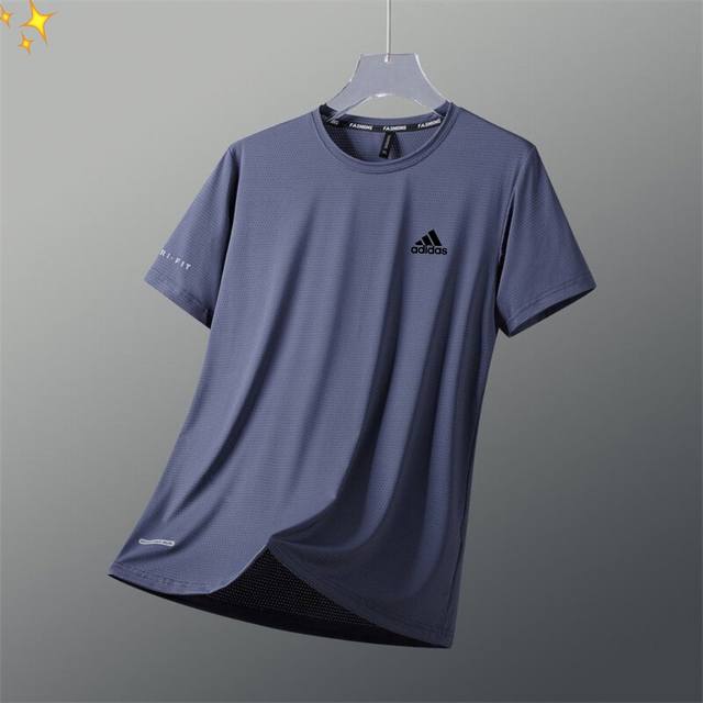 for Adidas Adidas Jinhan Ice Silk Quick Dry Round Neck Short Sleeve T-shirt Cas
