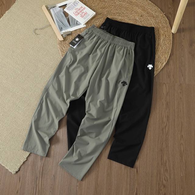 For Descente Summer Men and Women Sports Quick-Drying Pants Couples Casual Moun
