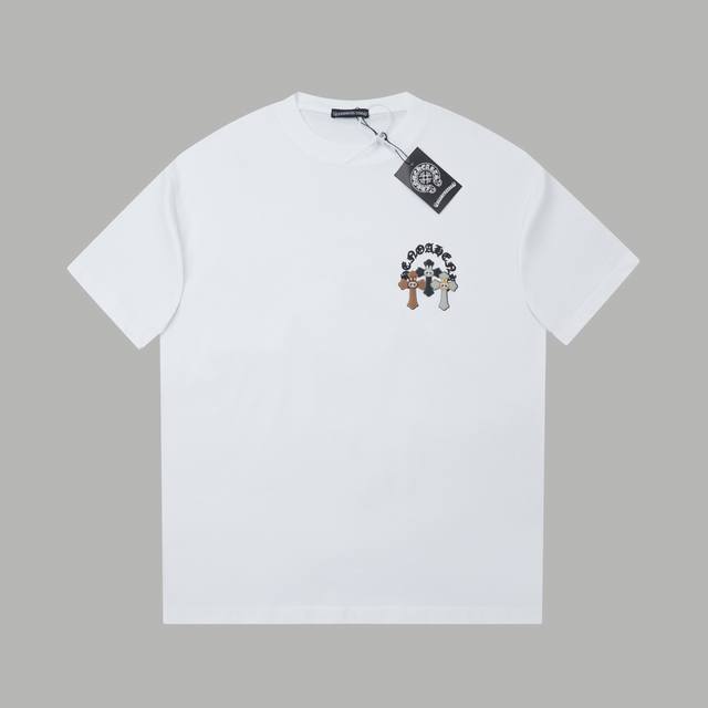 Top version Ch*Ome Hearte 25Ss early spring new Chrome Hearts cloth foaming prin