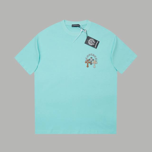 Top version Ch*Ome Hearte 25Ss early spring new Chrome Hearts cloth foaming prin