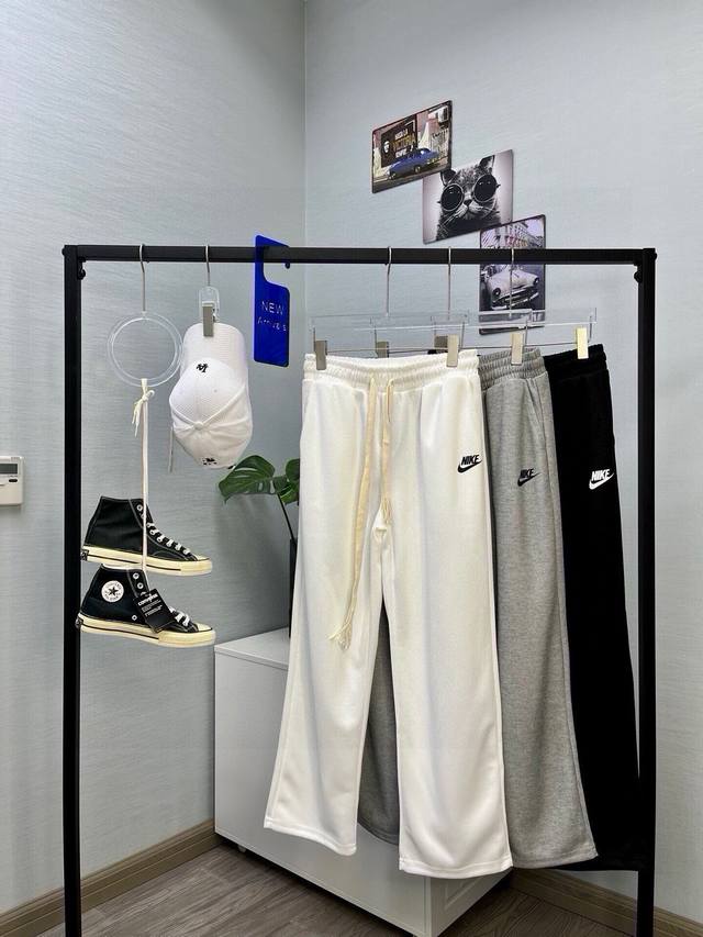 Nike basic straight pants Nike basic letter casual pants sweatpants straight pan