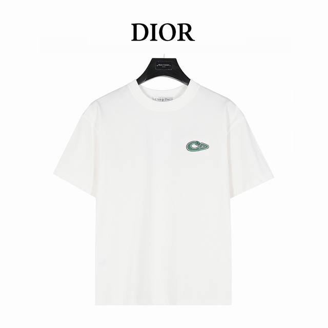 Dior 25Ss Year of the Snake Limited Edition Tatami Embroidery Short Sleeve T-shi