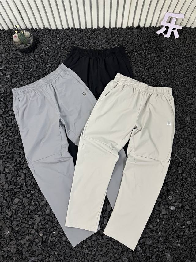 Fila High-quality men's three-color woven logo letter printing for summer sports