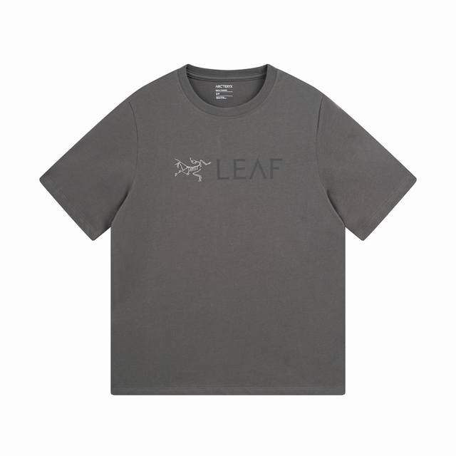 Arcteryx Army Bird Series Leaf Word Ss T-Shirt Logo Letter Pattern Print Round