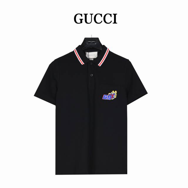 Gucci Gucci Dragon Year Limited Edition Chest Pocket Polo Short Sleeve Made of %