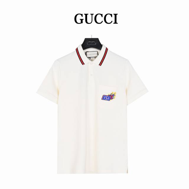 Gucci Gucci Dragon Year Limited Edition Chest Pocket Polo Short Sleeve Made of %