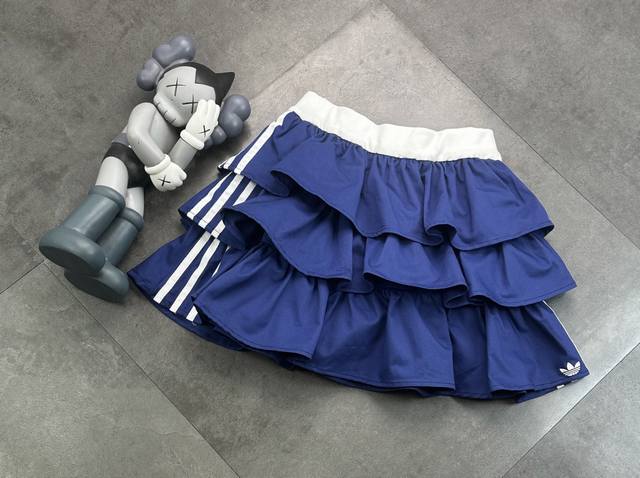 Trendy Adidas Disney Tutu Skirt! The white skirt has layers of ruffles, which i