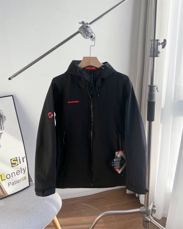 Top replica fully embossed Mammut Asian version limited edition red label embroi