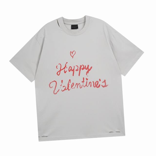 Balenciaga Summer new Valentine's Day limited edition direct-injection printing,