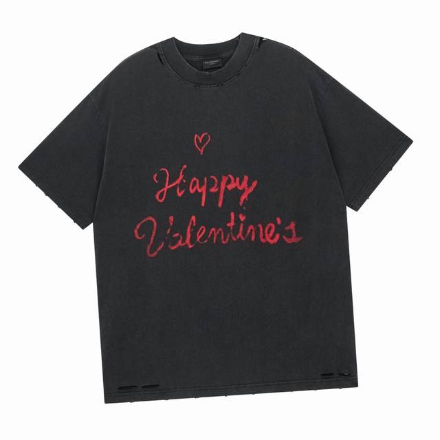 Balenciaga Summer new Valentine's Day limited edition direct-injection printing