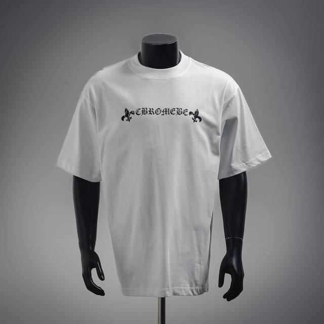 Chrome Hearts Ch Short-sleeved T-shirt with horseshoe crack print on the back Th