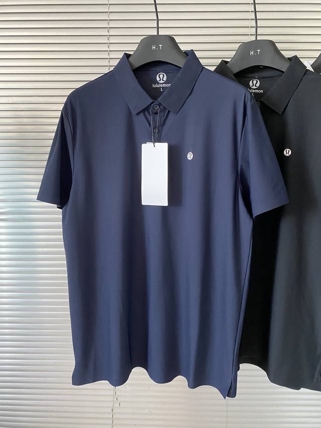 New Lululemon Lulu Uv-Protective Men's Tennis Casual Shirt Striped Mesh Tennis