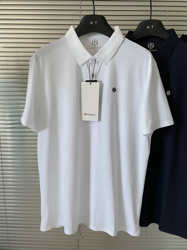 New Lululemon Lulu Uv-Protective Men's Tennis Casual Shirt Striped Mesh Tennis