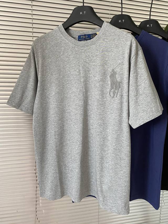 New Ralph Lauren 25Ss simultaneously launched a one-color horse embroidery roun