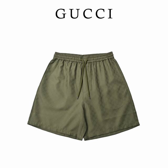 Gucci Gucci 24Ss new ribbon print poplin shorts These shorts are from the Gucci