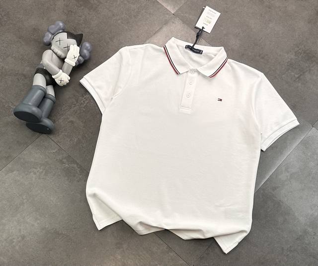 Thom Browne embroidered Polo shirt, couple style short-sleeved T-shirt Polo shi
