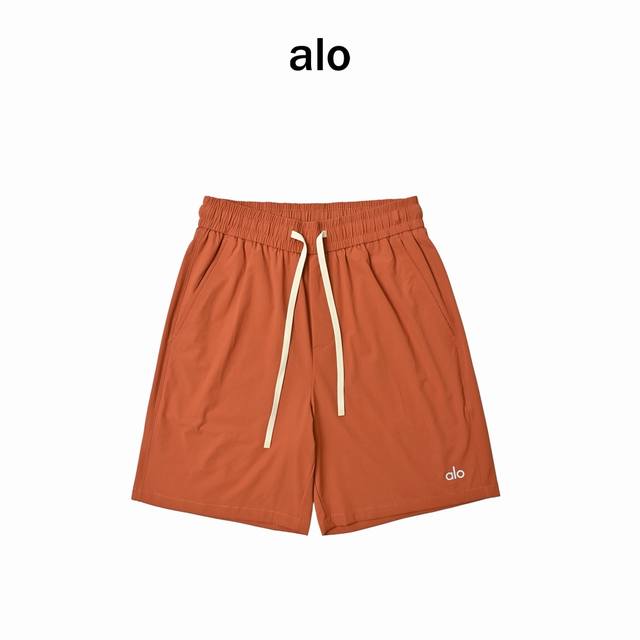 Alo Sweat-Absorbent Series Logo Sports Shorts Sports enthusiasts, please take no