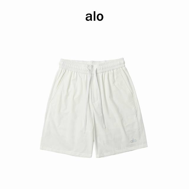 Alo Sweat-Absorbent Series Logo Sports Shorts Sports enthusiasts, please take no
