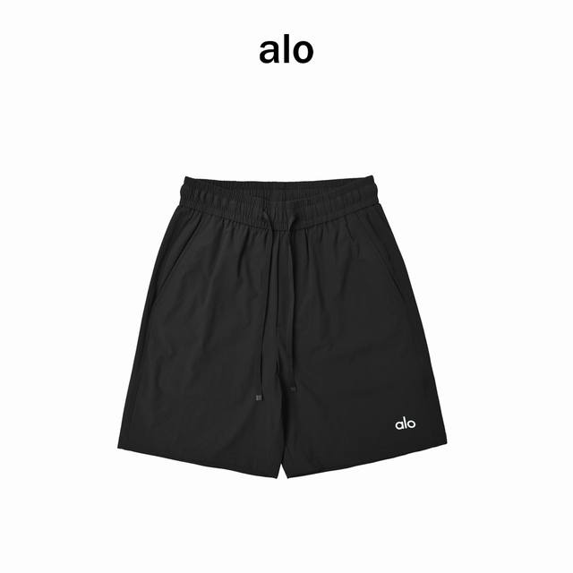 Alo sweat-wicking series logo sports shorts Sports enthusiasts, please pay atten