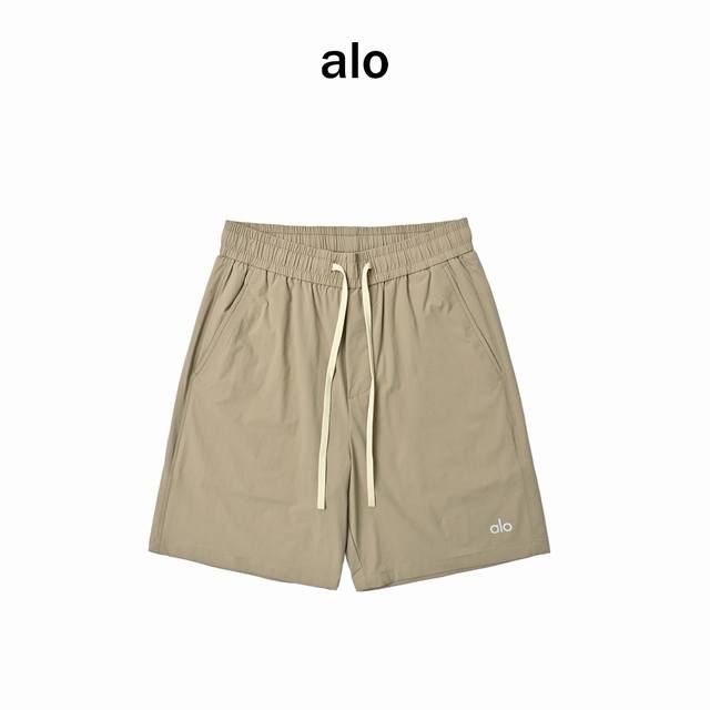 Alo sweat-wicking series logo sports shorts Sports enthusiasts, please pay atten