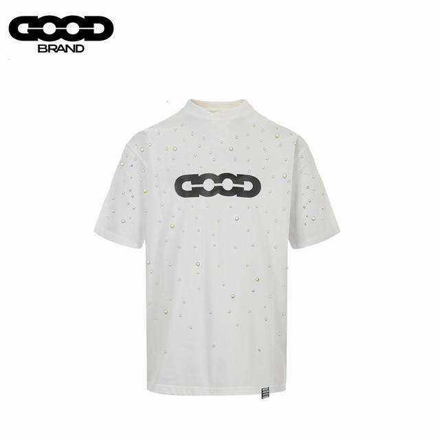 Goodbrand 25Ss Pearl Heavy Industry Short Sleeve T-shirt is made of custom-dyed