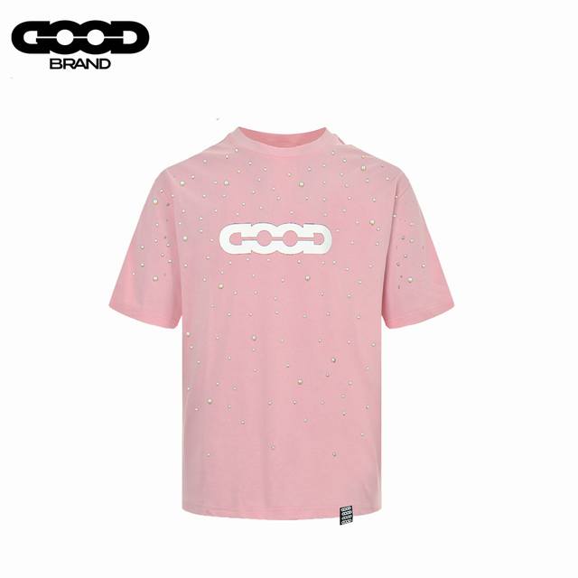 Goodbrand 25Ss Pearl Heavy Industry Short Sleeve T-shirt is made of custom-dyed