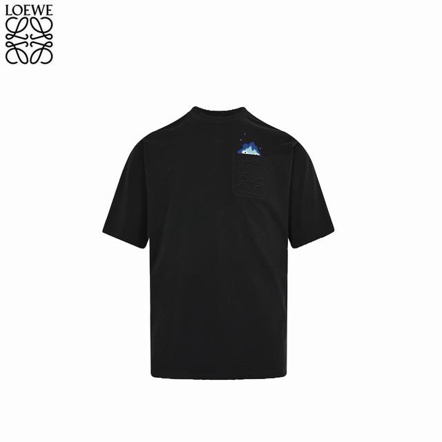 Loewe Howl's Moving Castle flame short-sleeved T-shirt Loewe L0Ewe x Howl's Movi