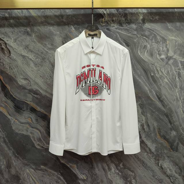 Dolce & Gabbana Dg 2025Ss new long-sleeved shirt, high-end version! Custom-made
