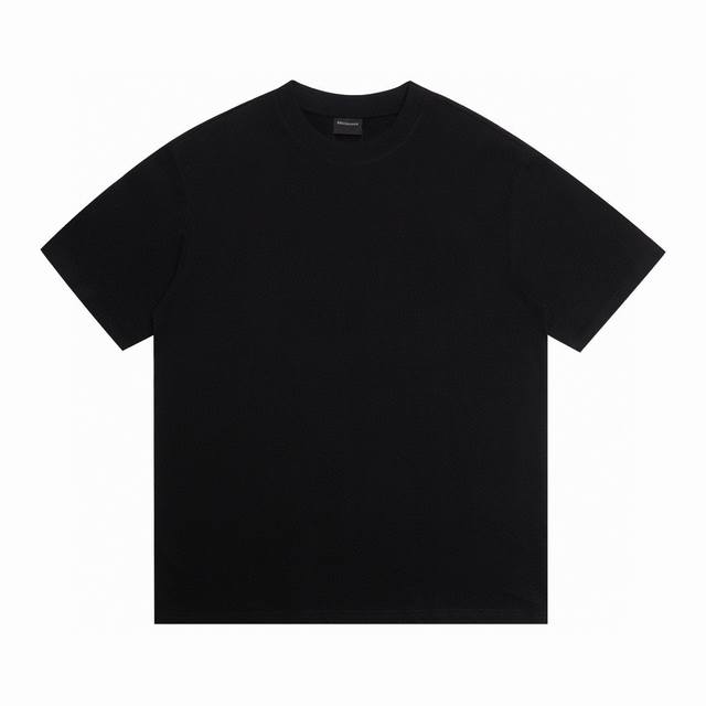 Balsenciaga2025Ss couple casual short-sleeved T-shirt with hot diamonds on the b
