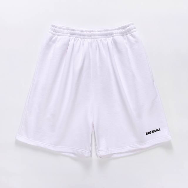 Balenciag Balenciaga Bb Logo embroidered shorts are simple and versatile, the on