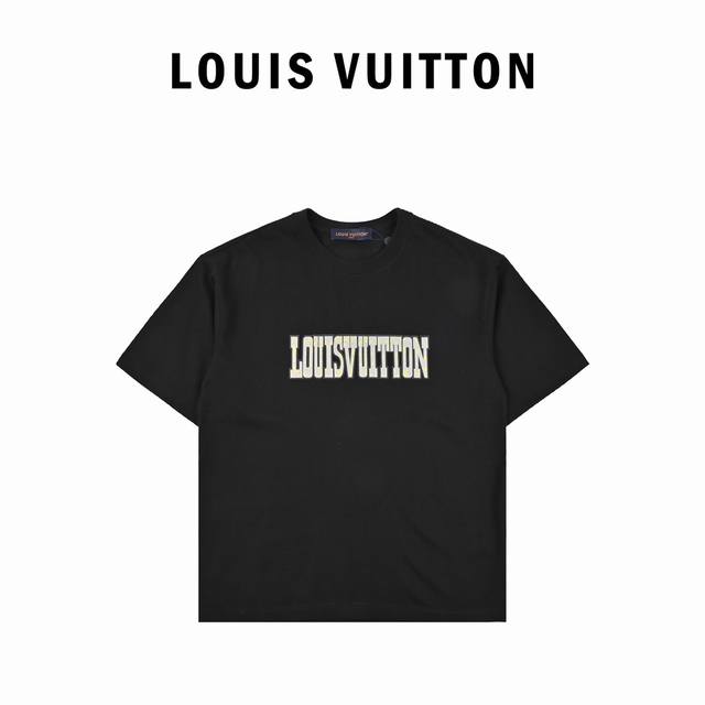 Louis Vuitton Louis Vuitton monogram print round neck short-sleeved shirt Three-