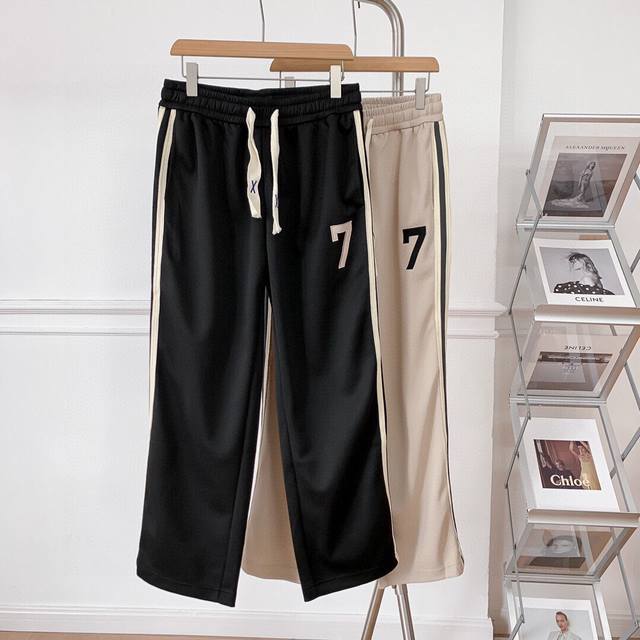 Fear Of God Fog The seventh season classic number "7" webbing straight pants are
