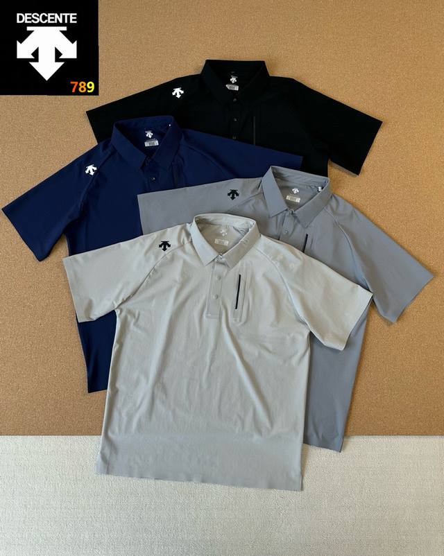 Descentb1165E 3D rubber logo Business casual all-match outdoor sports close-fitt