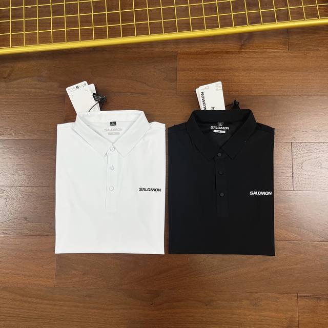 Carefully selected goods! Salomon's new men's lapel short-sleeved Polo shirt! C
