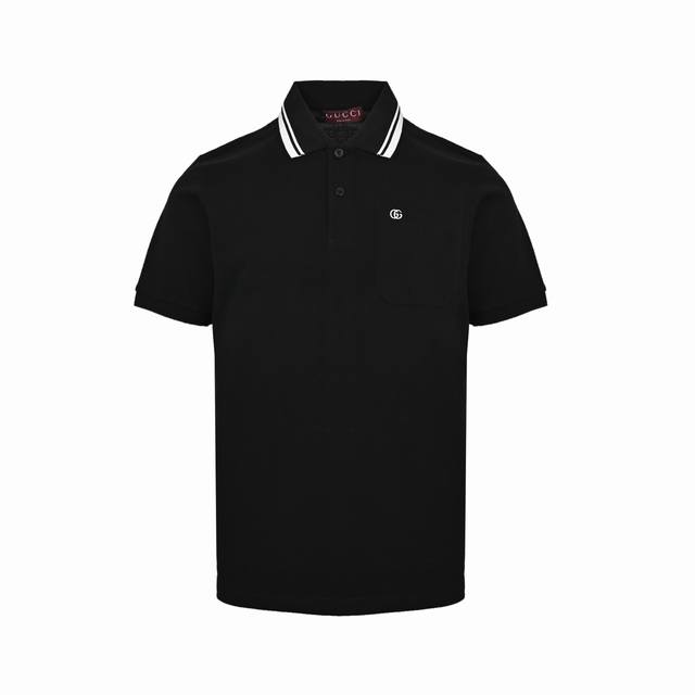 Gucci 25Ss Pocket Double G Embroidery Polo Short Sleeve Original quality, welcom