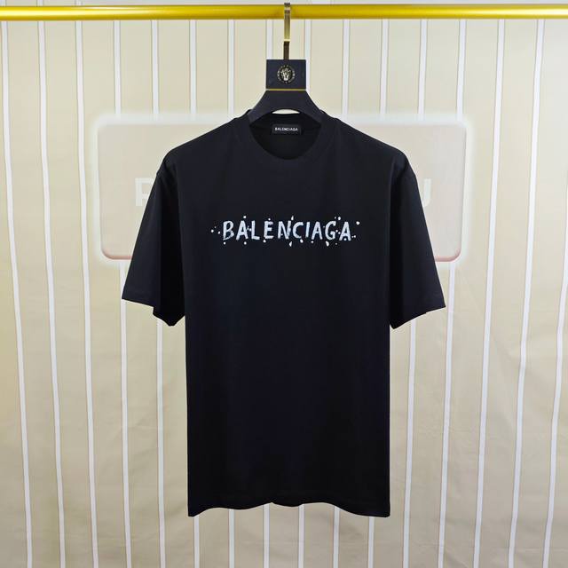 Bal*Nciaga Paris Balenciaga 2025 spring and summer new original men's round neck