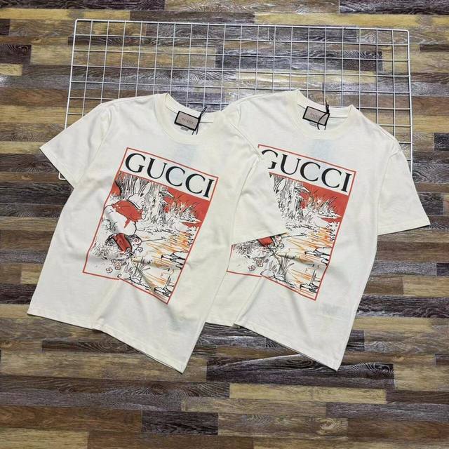 New arrival, exclusive custom high version Gucci summer bunny rice field frog g
