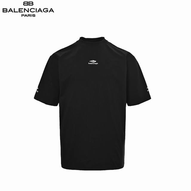 Balenciaga Balenciaga ski series 3M embroidered short sleeves Custom-dyed 260g p