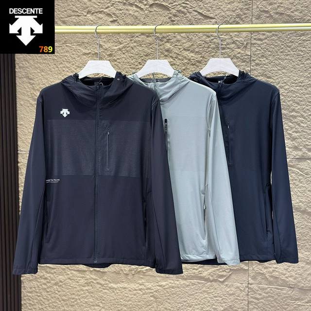 Descente Summer Lightweight Breathable Jacket Couple Style Windproof Sun Protec