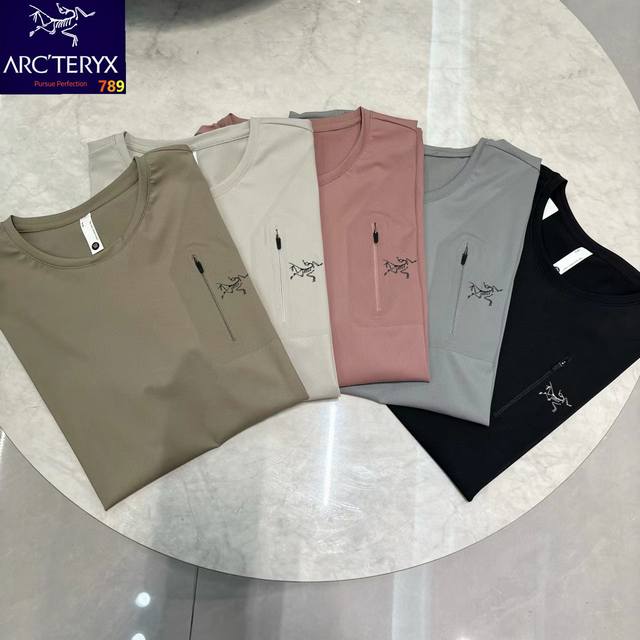 Arc'teryx new summer laminated ice silk short-sleeved New ice silk laminated sh