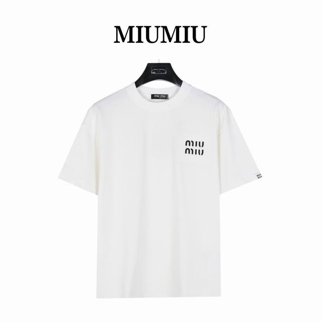 Miumiu Miu Miu 25Ss Heavy-duty Logo Lamination Applique Lamination Pattern Short