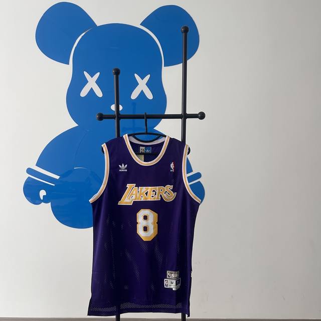Nba Lakers No. 8 jersey Kobe Bryant purple Los Angeles embroidery version Large