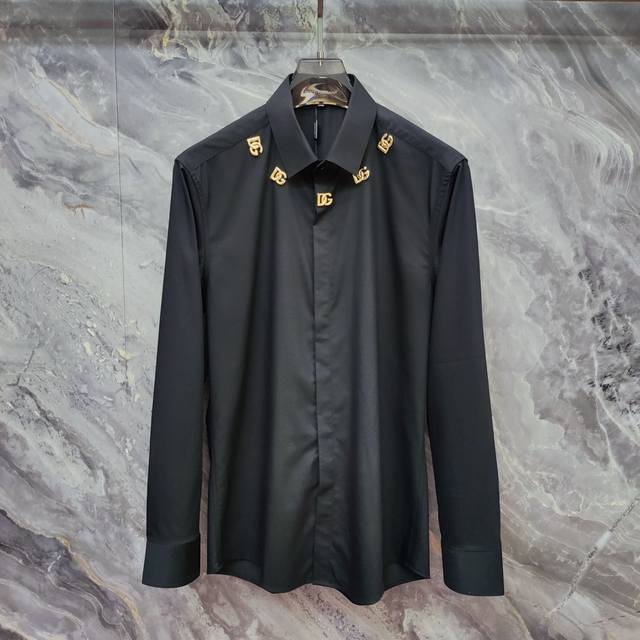 Dolce & Gabbana Dg 2025Ss new long-sleeved shirt, high-end version! Custom-made