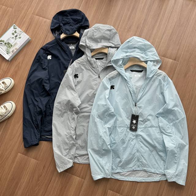 DSSANTE Sunscreen Quick Drying Elastic Breathable Loose Casual Hooded Skin Jack
