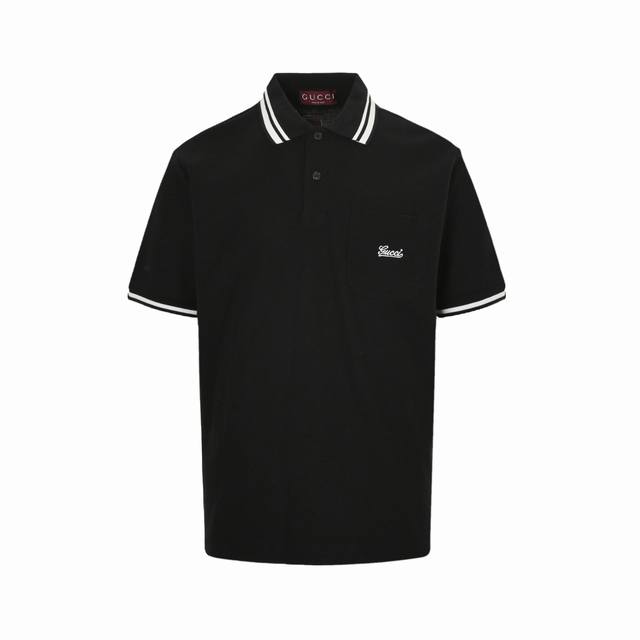 Gucci 25Ss embroidered pocket Polo short sleeve original 6 purchased and develop