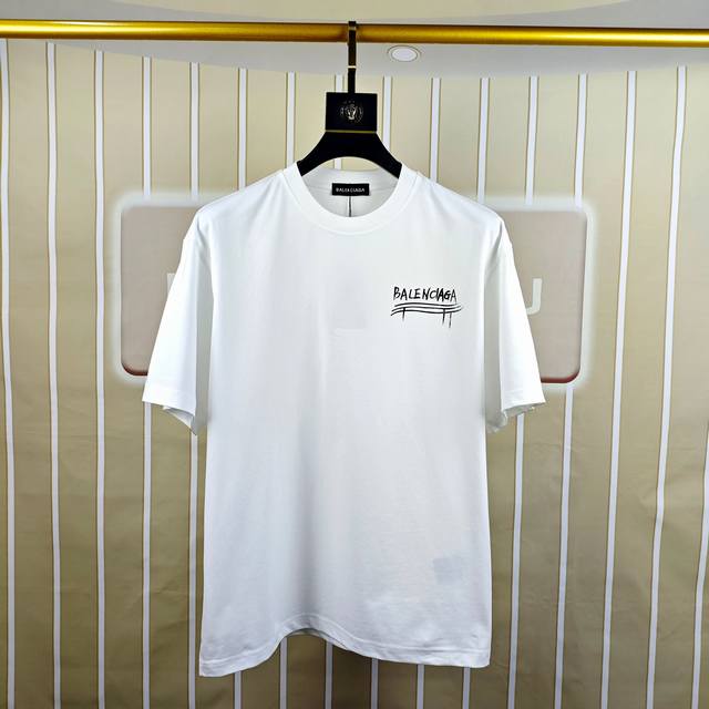 Bal*Nciaga Paris Balenciaga 2025 spring and summer new original men's round neck