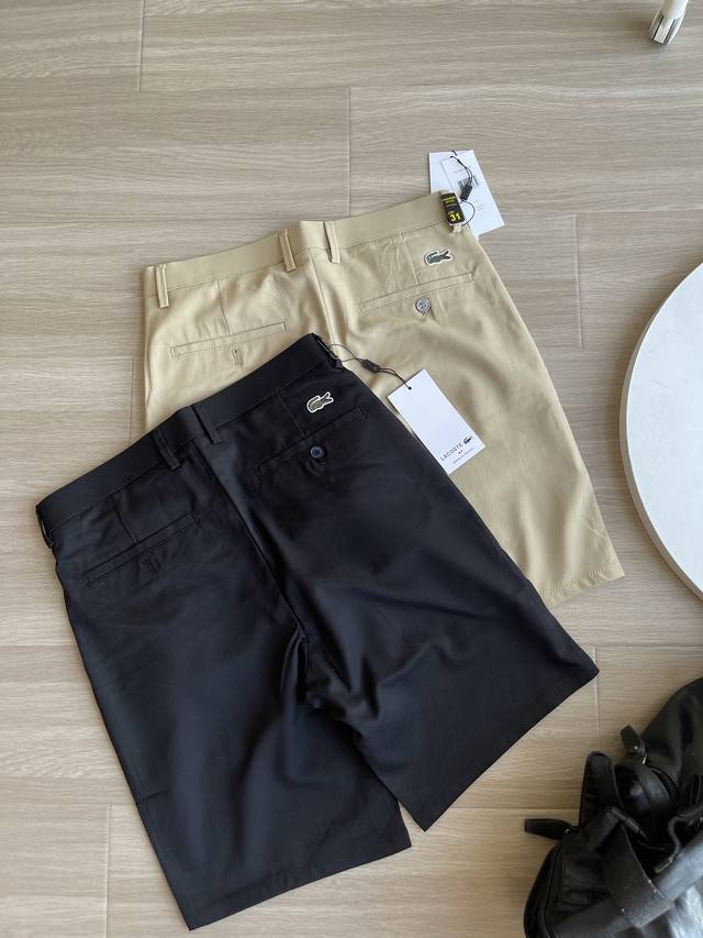 Lacoste French crocodile business casual men's casual shorts, men's high-end bus