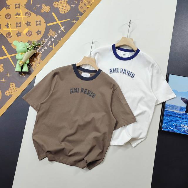 Size S-XlHot item2025 summer new product Ami Amy micro-logo letter print short-s
