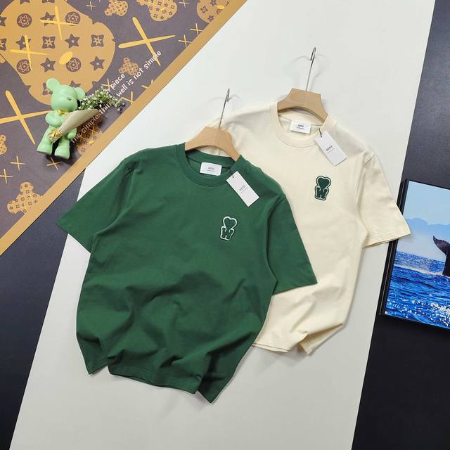 Size S-XlHot item2025 summer new product Ami X Woo Shik joint short-sleeved T-sh